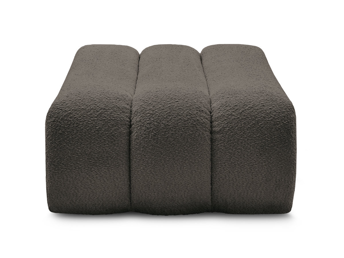 Pouf AZRA tissu bouclette