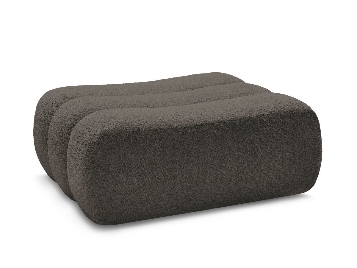 Pouf AZRA tissu bouclette