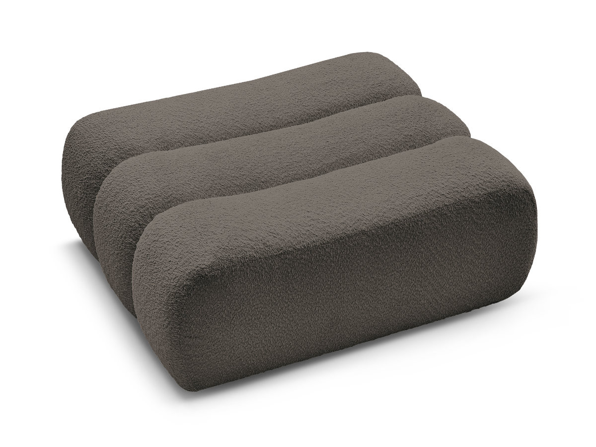 Pouf AZRA tissu bouclette