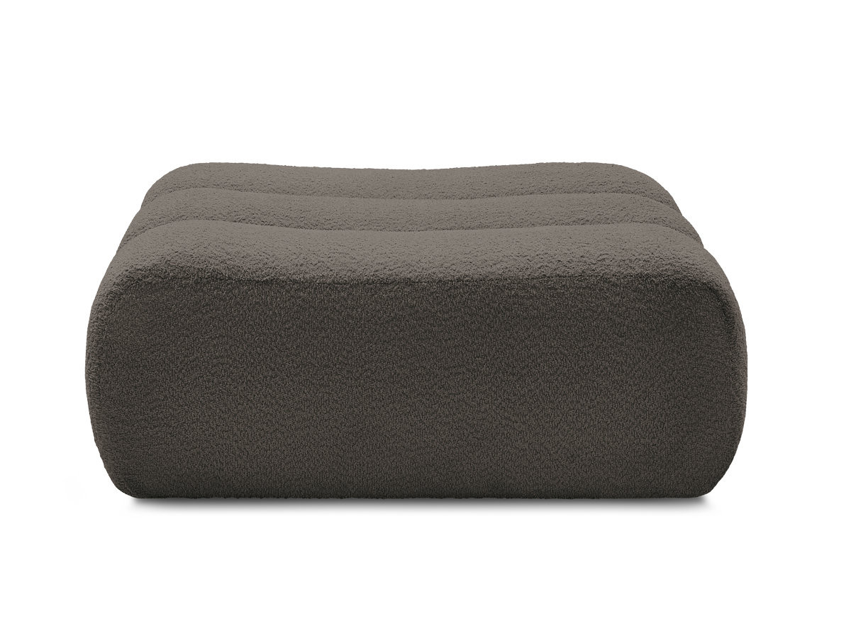 Pouf AZRA tissu bouclette
