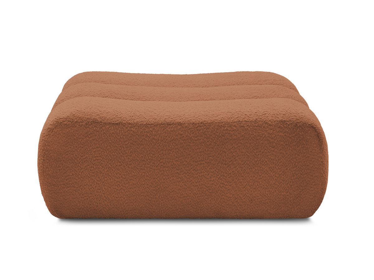 Pouf AZRA tissu bouclette