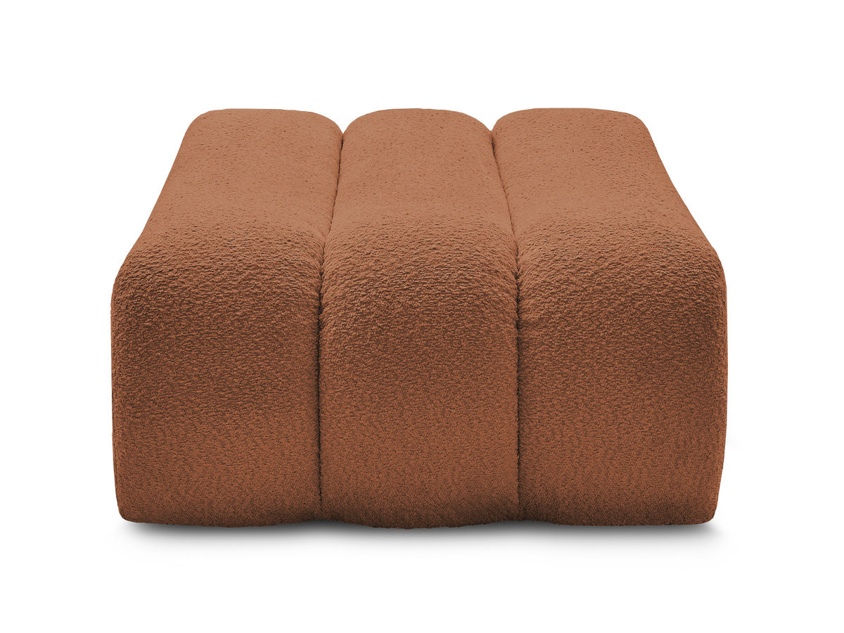Pouf AZRA tissu bouclette