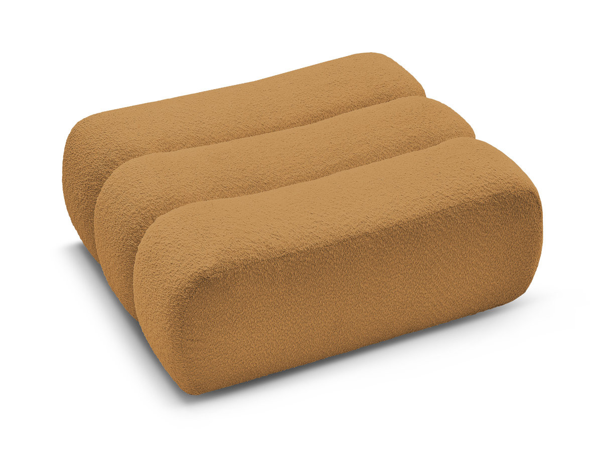 Pouf AZRA tissu bouclette