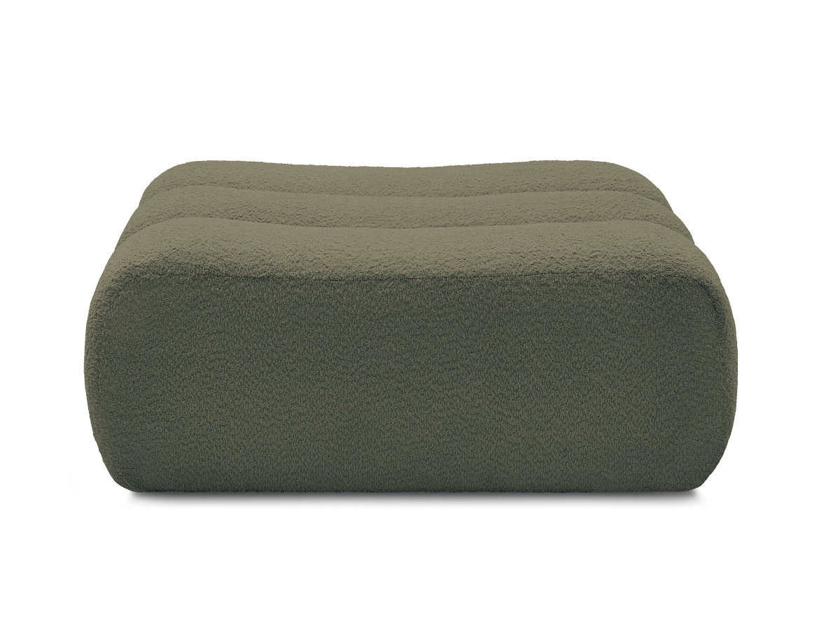 Pouf AZRA tissu bouclette