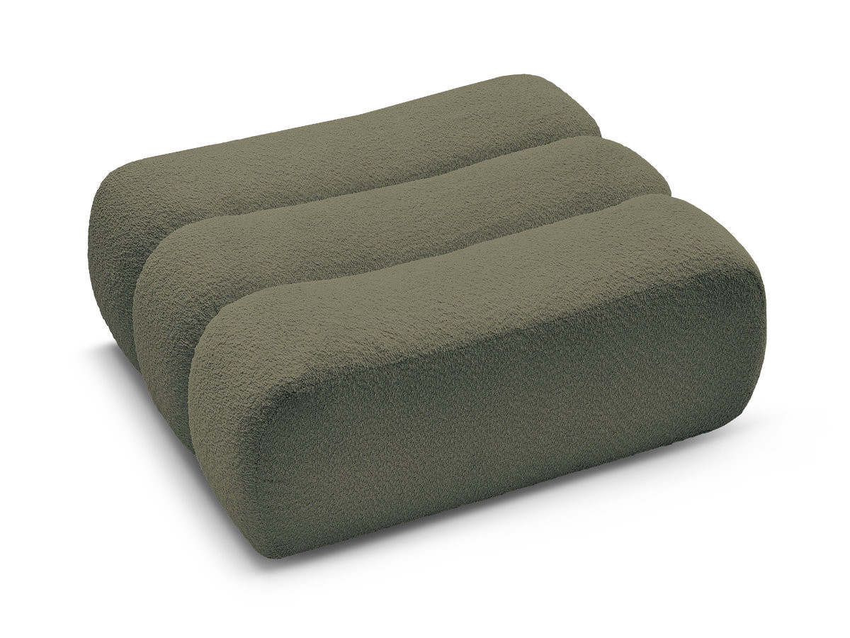 Pouf AZRA tissu bouclette