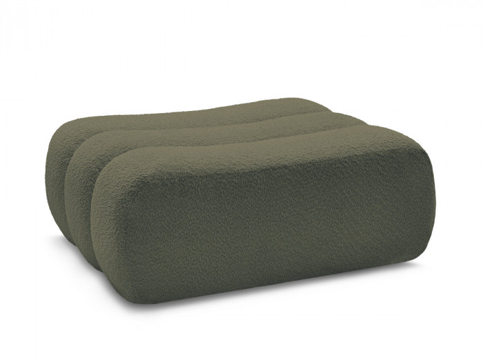 Pouf AZRA tissu bouclette