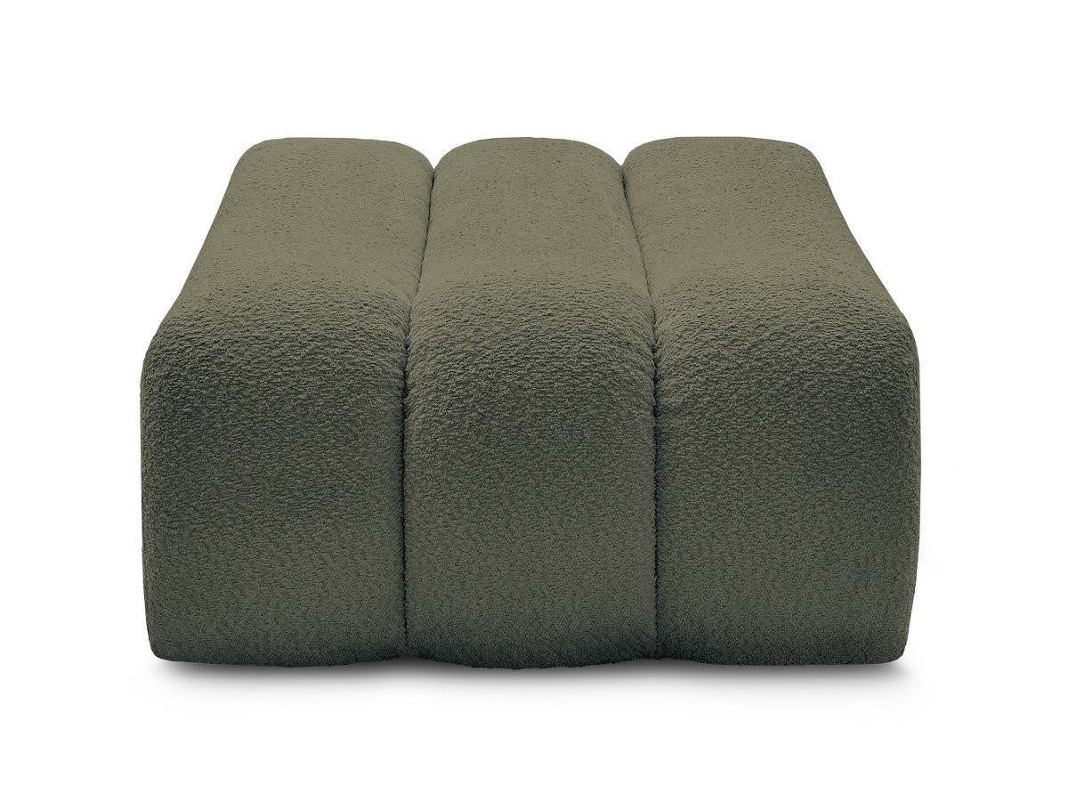 Pouf AZRA tissu bouclette