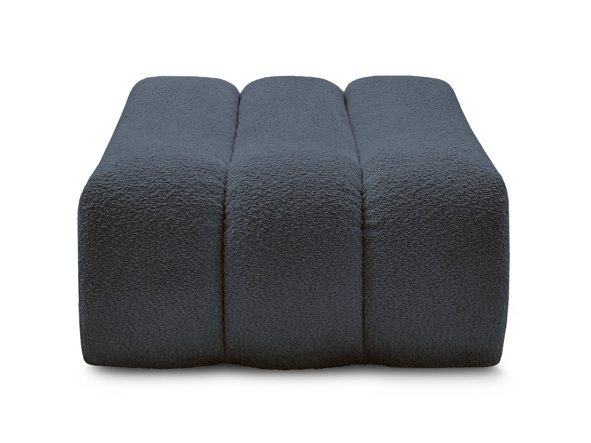 Pouf AZRA tissu bouclette