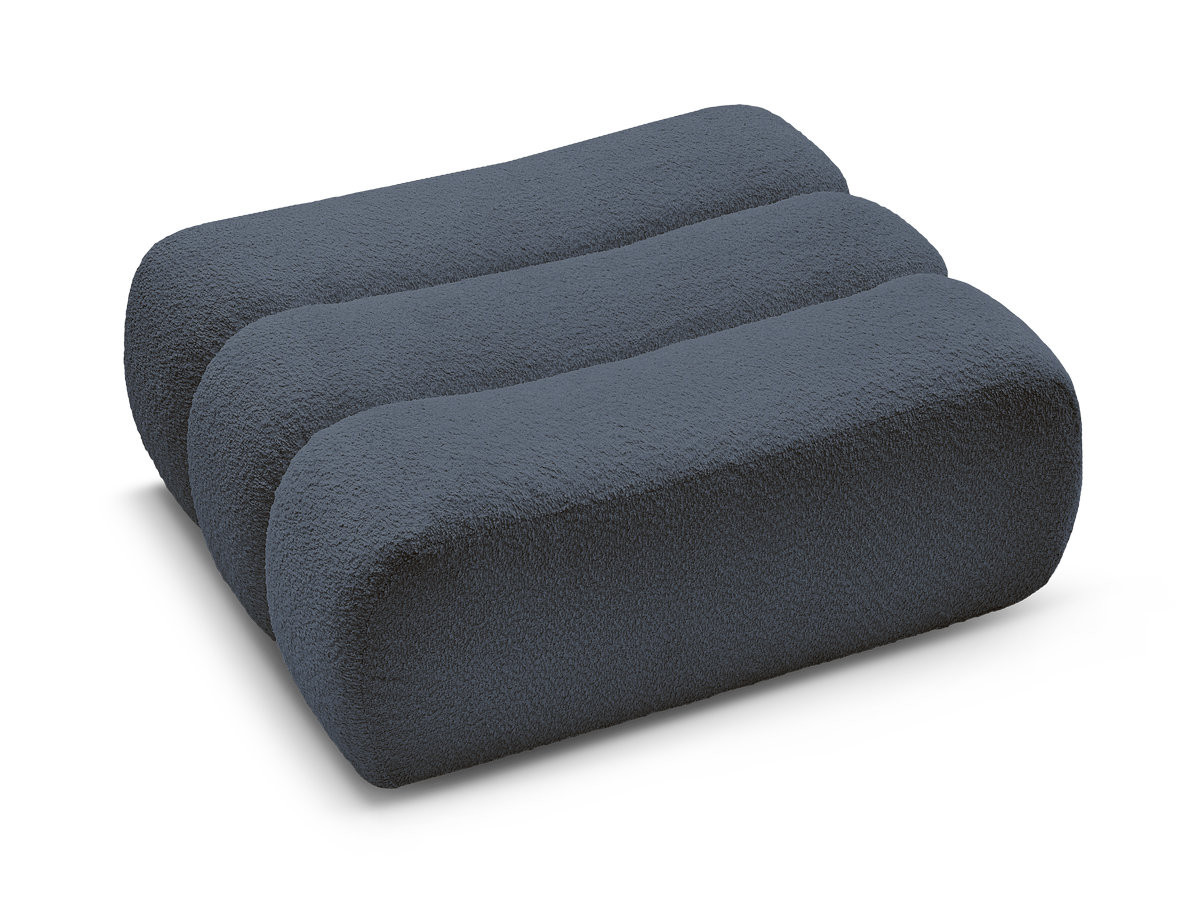 Pouf AZRA tissu bouclette