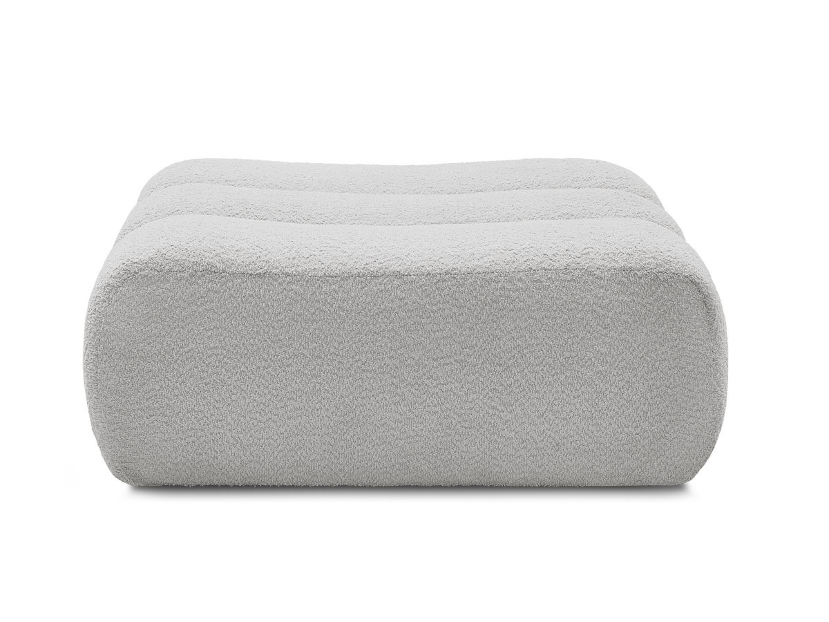 Pouf AZRA tissu bouclette