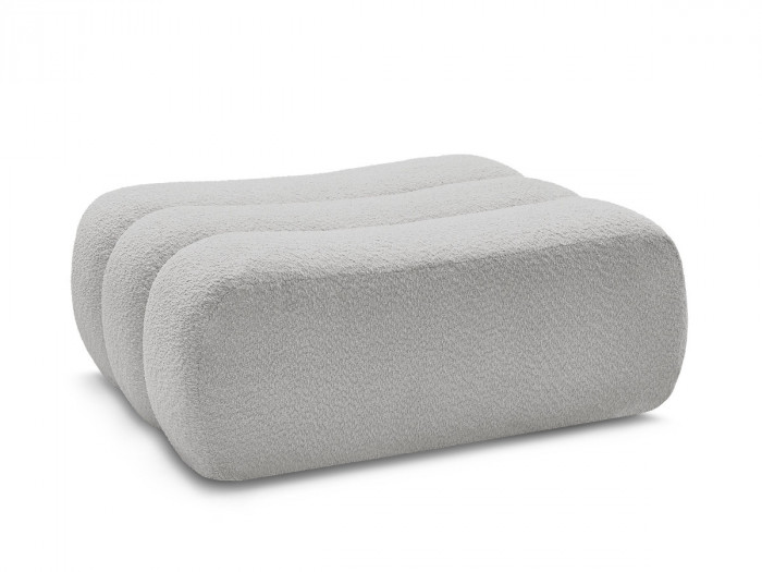 Pouf AZRA tissu bouclette