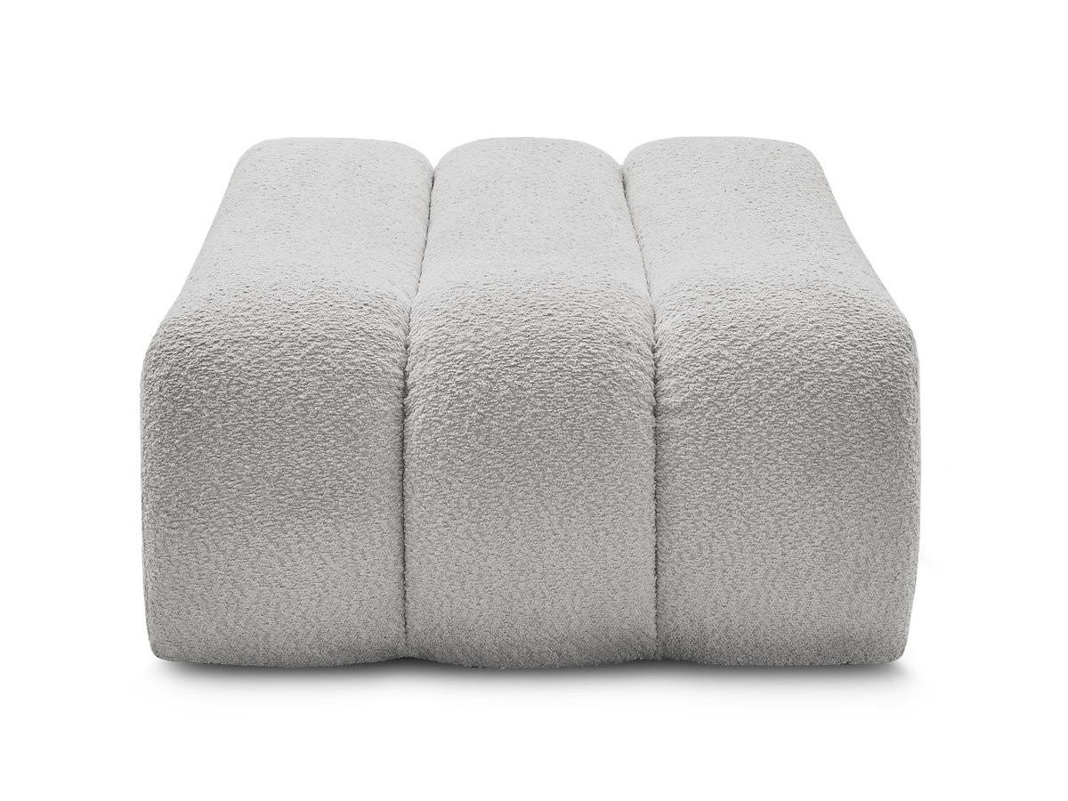 Pouf AZRA tissu bouclette