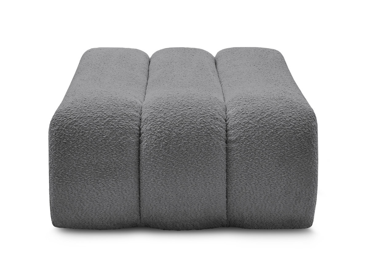 Pouf AZRA tissu bouclette
