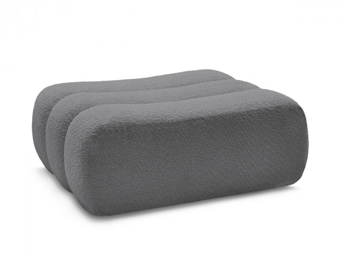 Pouf AZRA tissu bouclette