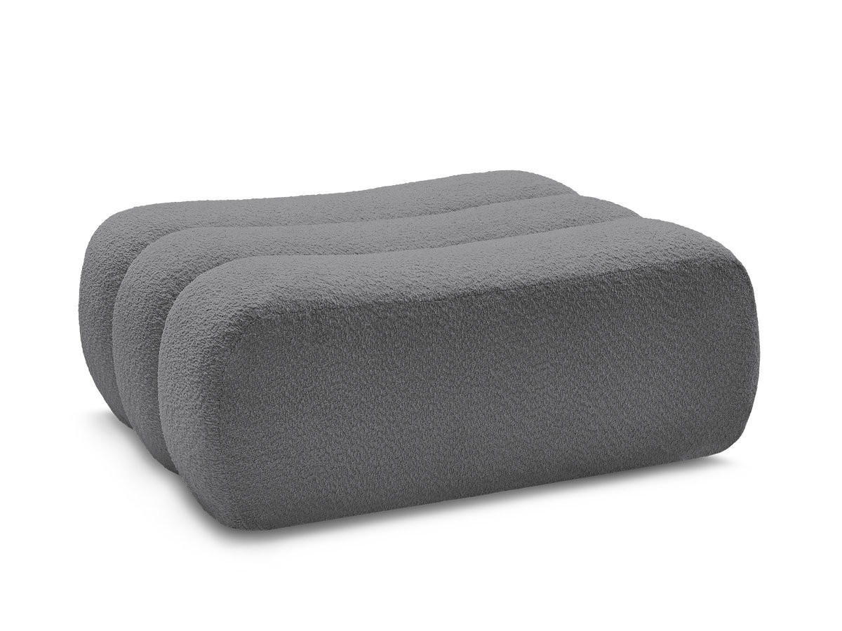 Pouf AZRA tissu bouclette