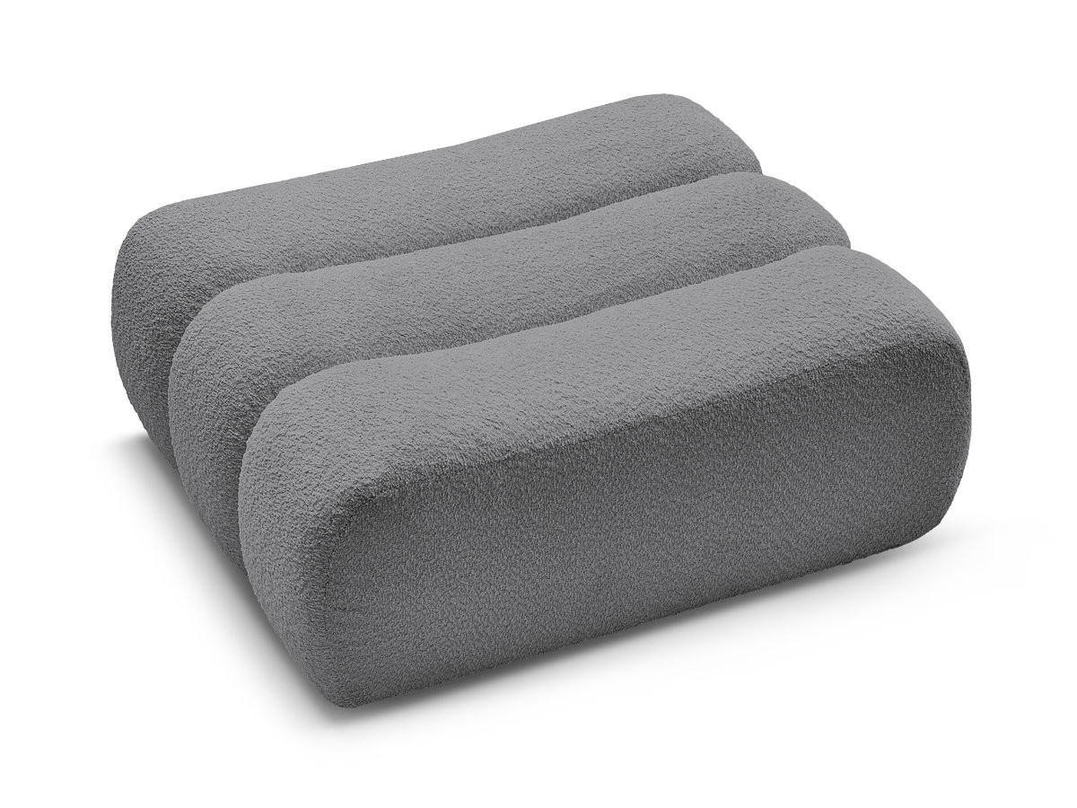 Pouf AZRA tissu bouclette