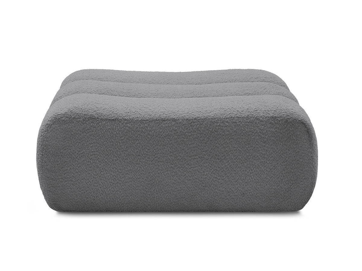 Pouf AZRA tissu bouclette