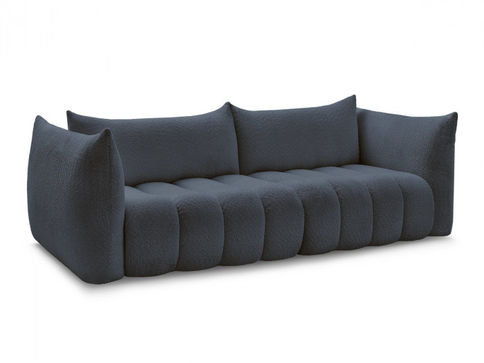 Canapé droit fixe 4 places AZRA tissu bouclette