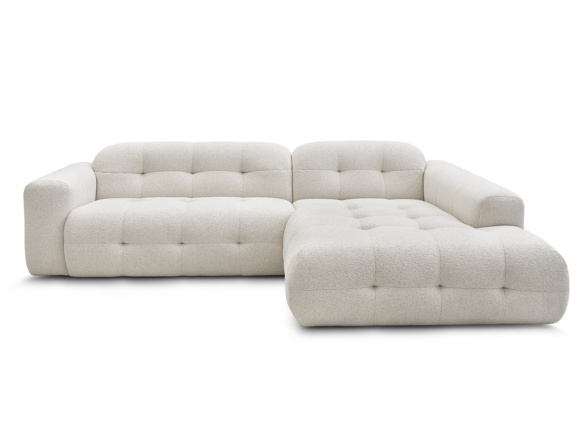 LAURA vaste hoekbank in gemêleerde stof