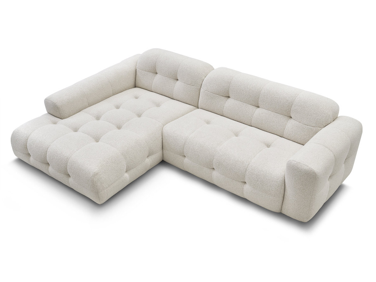 LAURA vaste hoekbank in gemêleerde stof