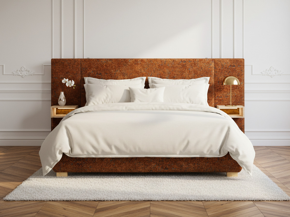 ALOE opbergbed met nachtkastjes en geïntegreerde led's