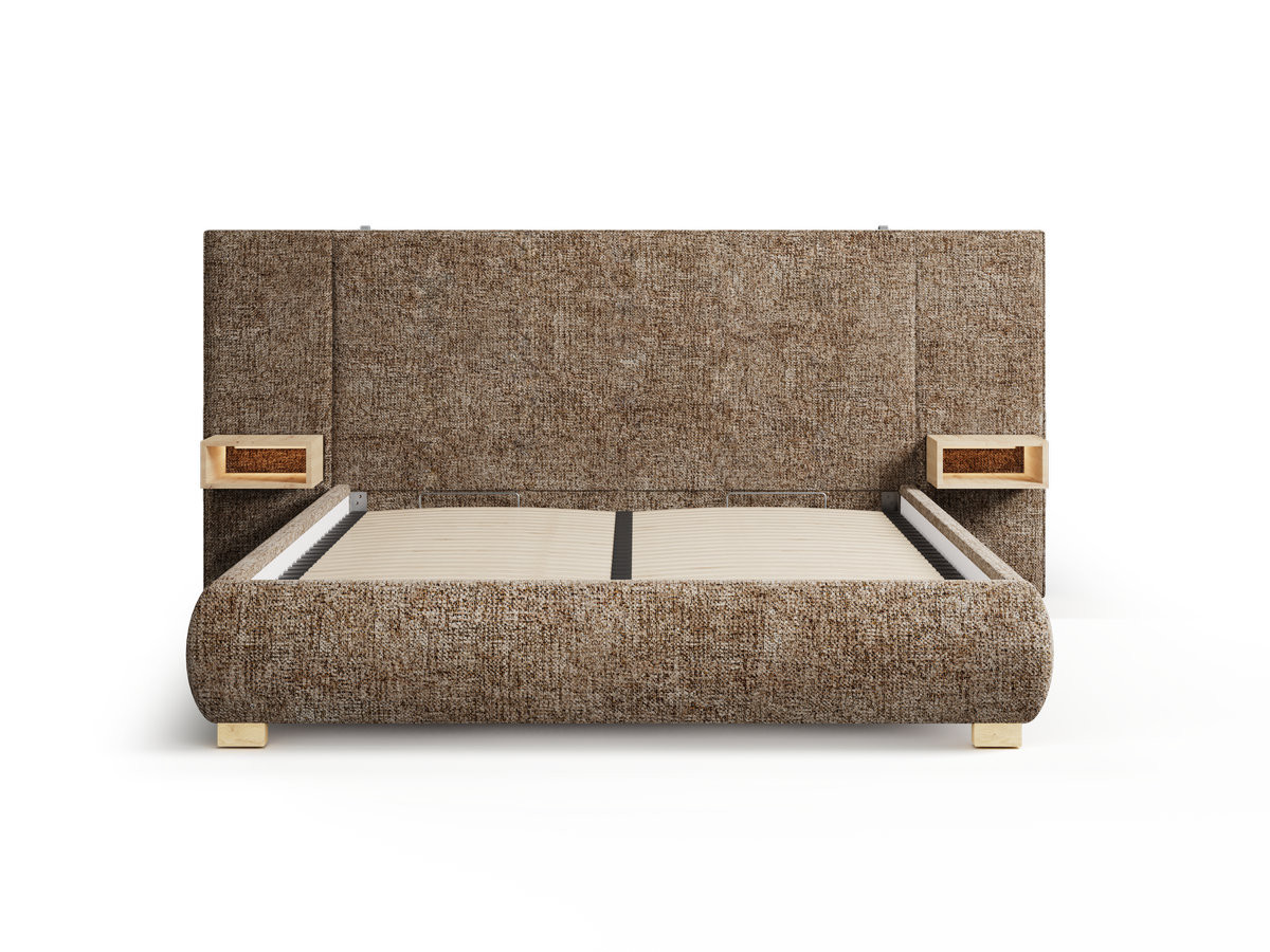 ALOE opbergbed met nachtkastjes en geïntegreerde led's