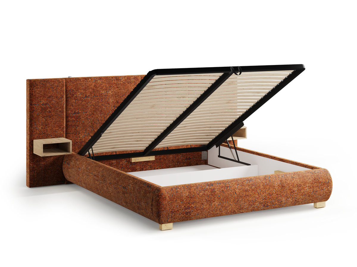 ALOE opbergbed met nachtkastjes en geïntegreerde led's