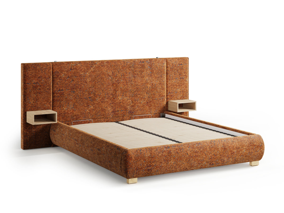 ALOE opbergbed met nachtkastjes en geïntegreerde led's