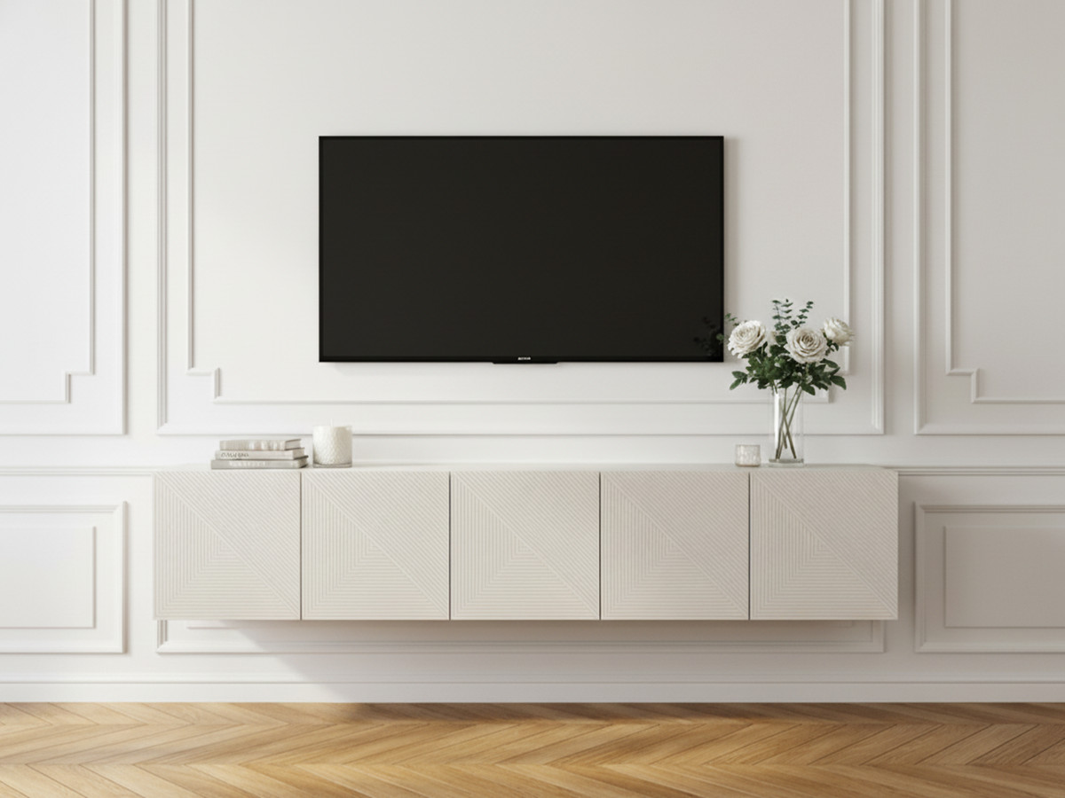 Meuble TV suspendu 200 cm ALICE