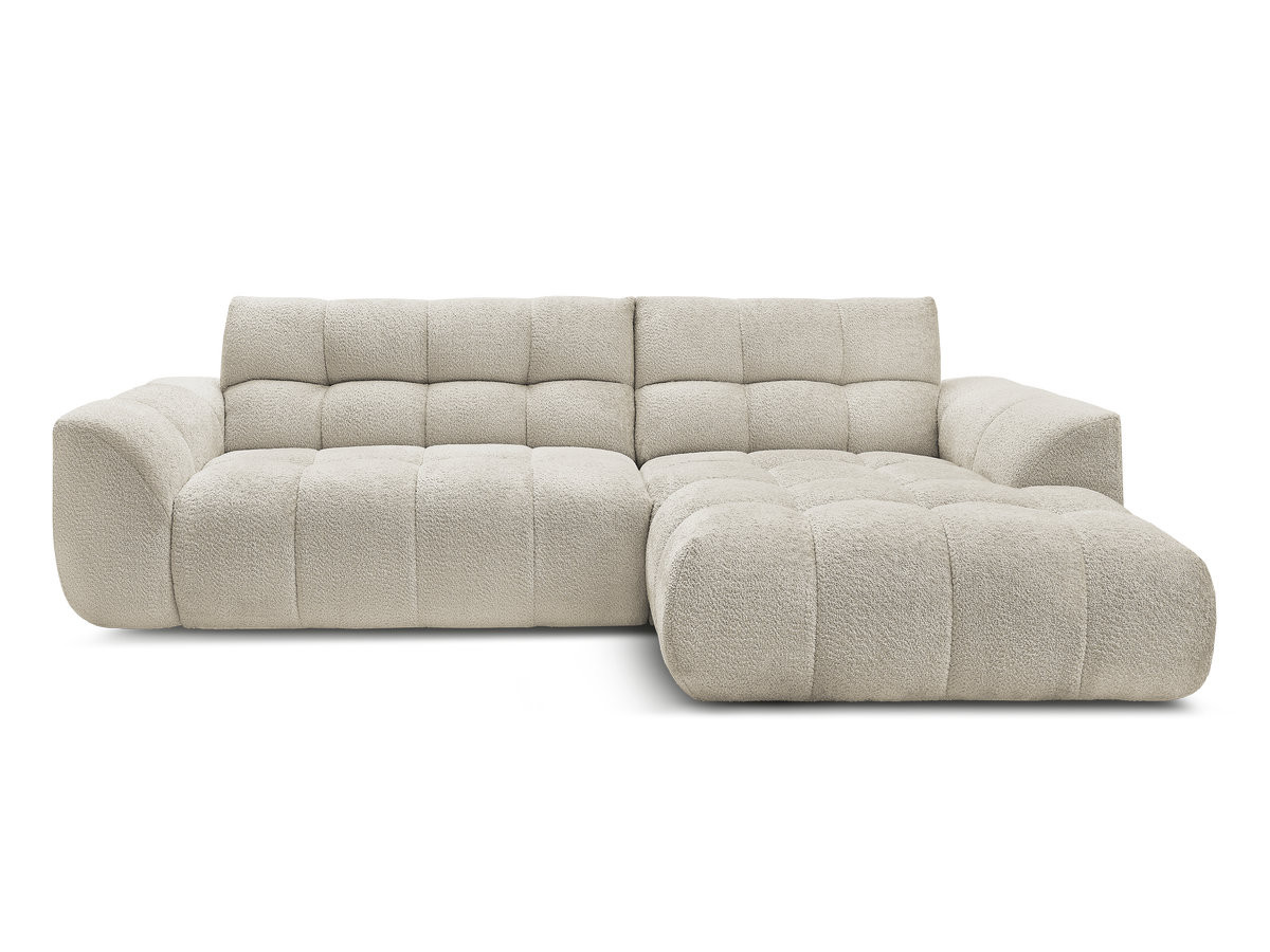 JAYA vaste hoekbank in chenillestof