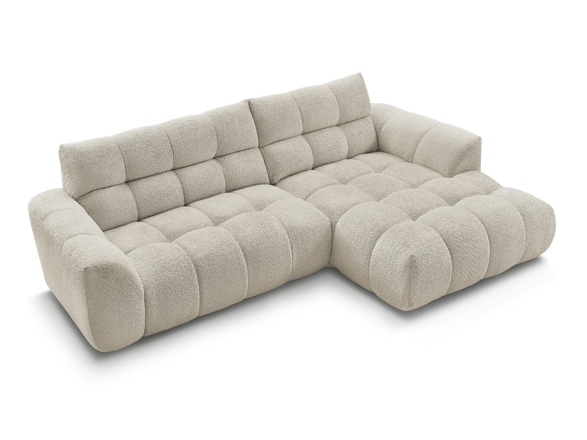 JAYA vaste hoekbank in chenillestof