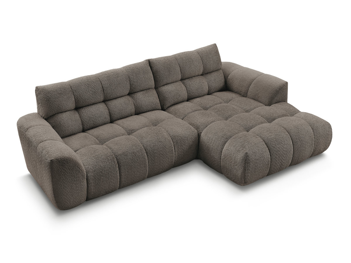 JAYA vaste hoekbank in chenillestof