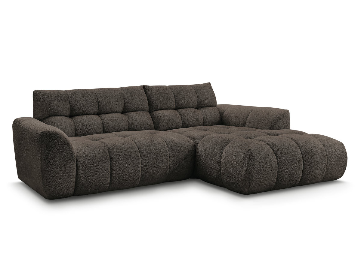 JAYA vaste hoekbank in chenillestof