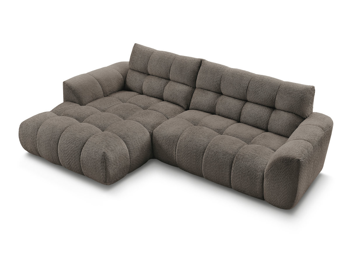 JAYA vaste hoekbank in chenillestof