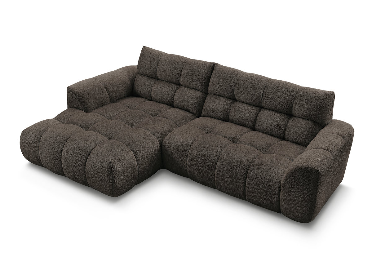 JAYA vaste hoekbank in chenillestof