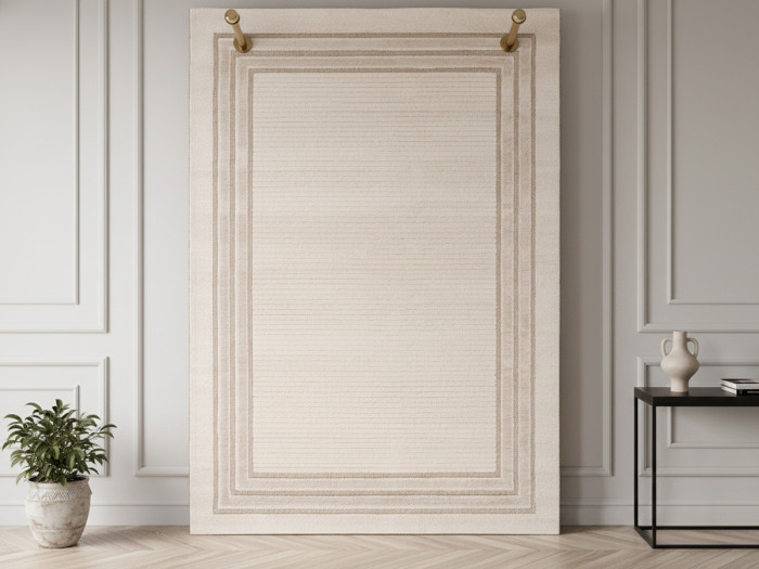 Tapis poil ras ALEXANDRIA motif abstrait