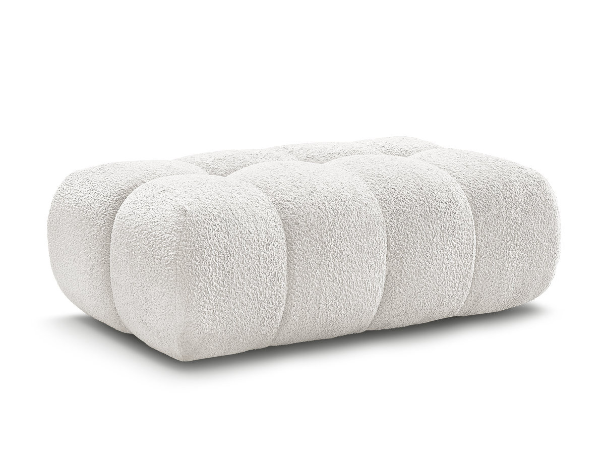 Canapé d'angle fixe JAYA tissu chenille