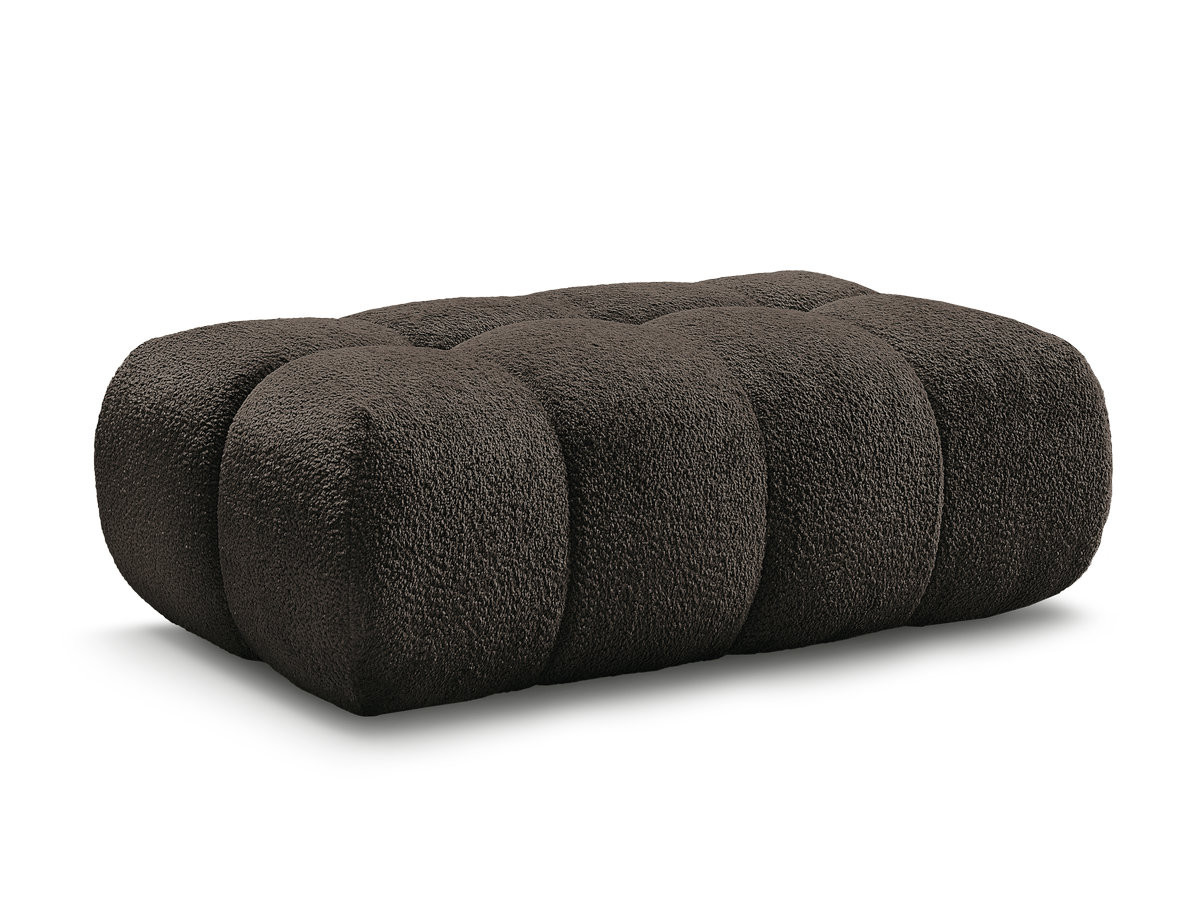 Canapé d'angle fixe JAYA tissu chenille