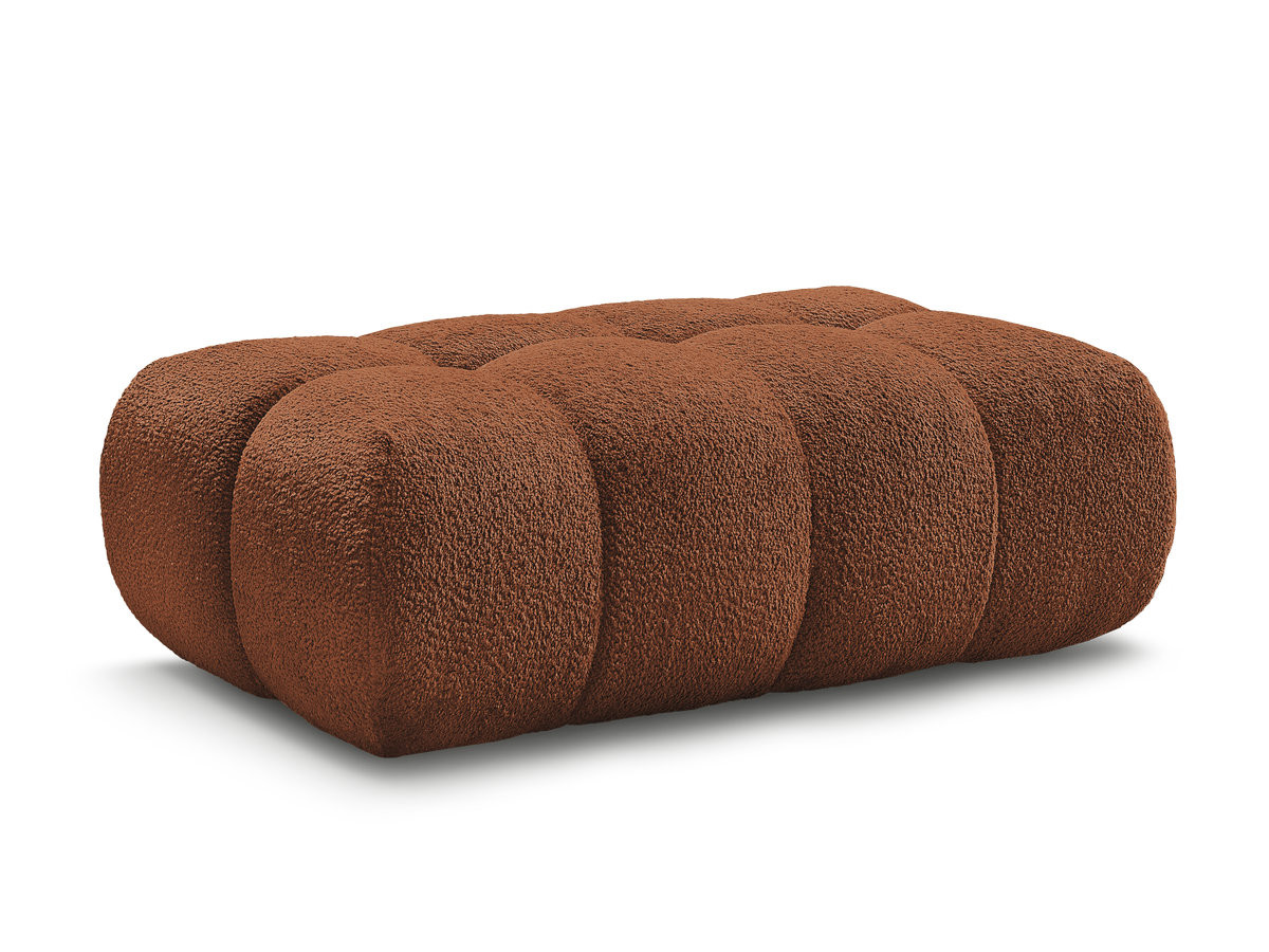 Canapé d'angle fixe JAYA tissu chenille