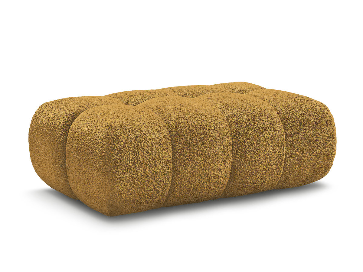 Canapé d'angle fixe JAYA tissu chenille