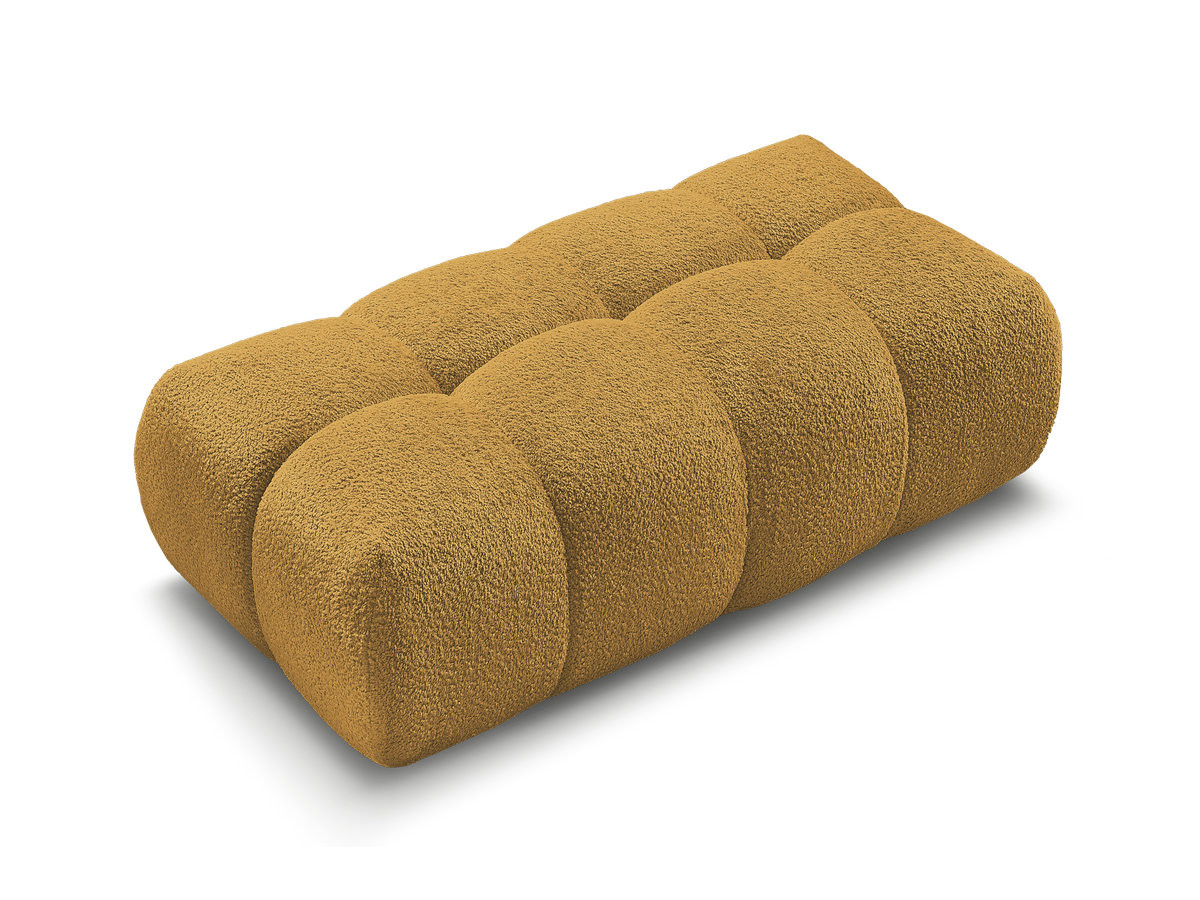 Pouf JAYA chenille jaune — vue 6