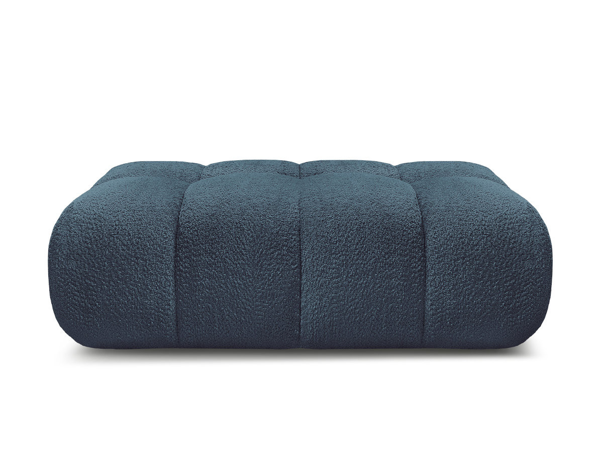 Pouf JAYA chenille bleu clair — vue 6