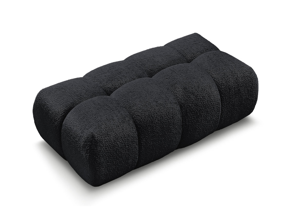 Pouf JAYA chenille noir — vue 5