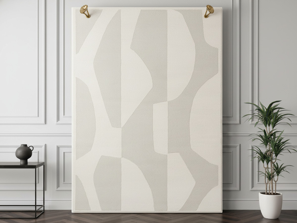 Tapis poils courts ELIOR motif abstrait Tapis poils courts ELIOR motif abstrait