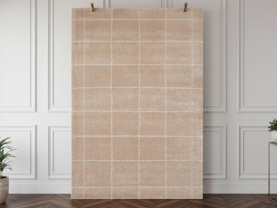 Tapis poils longs HECTOR motifs graphiques