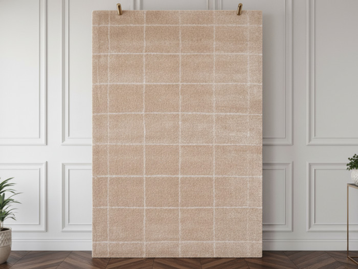 Tapis poils longs HECTOR motifs graphiques