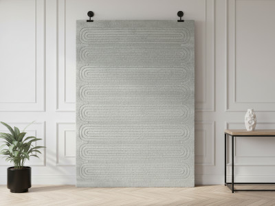 Tapis poils courts IAGO motif graphique