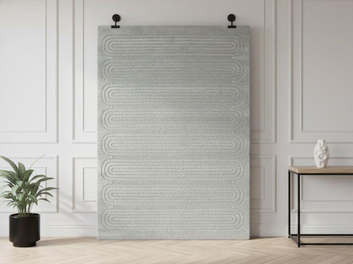 Tapis poils courts IAGO motif graphique