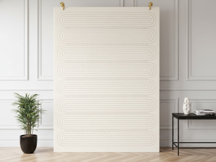 Tapis poils courts IAGO motif graphique