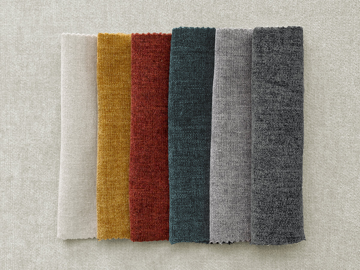 Canapé d'angle ENORE lisse beige — vue 6